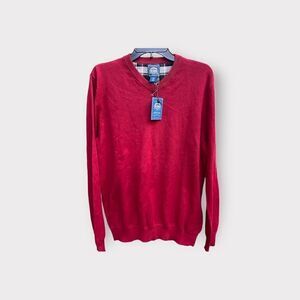 Cambridge Dry Goods Men’s Burgundy Red Sweater Sz L NWT